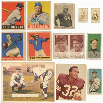 1910s-1960s Topps and Assorted Brands Baseball and Football Collection (475+) Including Hall of Famers 